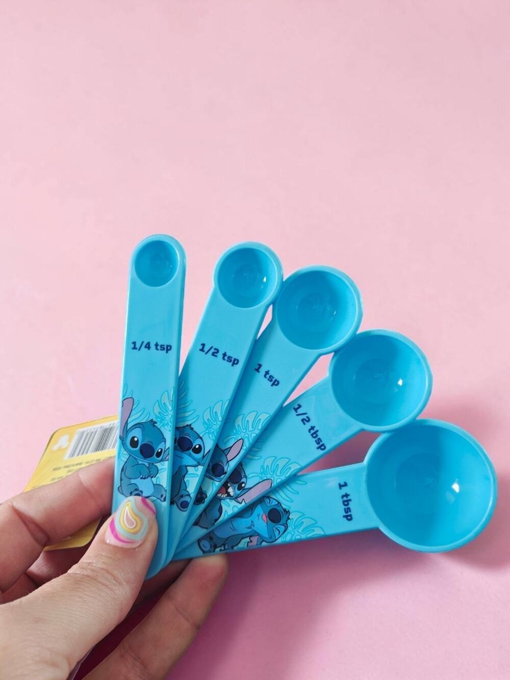 Stitch Measuring Spoons 5 Piece Set Disney NEW Stocking Stuffer